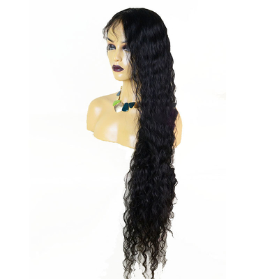 360 Swiss Lace Vendedores de peruca de mão frontais com cabelo brasileiro natural e rizado