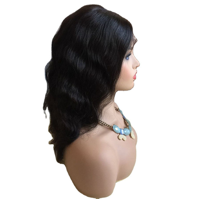 Cabelo Remy Natural HD Full Lace Brasileira Virgem Cutícula Alinhada BOB Perucas Curvas Cortas