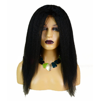 100% virgem humana não processada, cabelo remy, alta densidade, peruca com a mão toda amarrada para mulheres brancas.