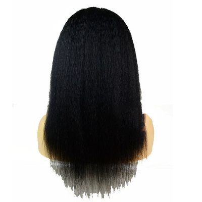 100% virgem humana não processada, cabelo remy, alta densidade, peruca com a mão toda amarrada para mulheres brancas.