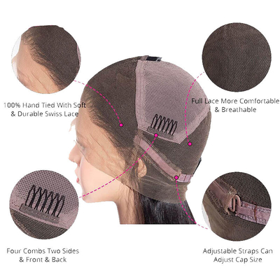 Todas as COLORES Adequado Morrer 250% Densidade HD renda Perucas de cabelo humano para mulheres negras