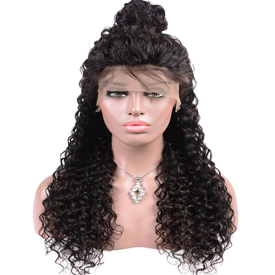 Ondas de água Full Lace Perucas de cabelo humano para mulheres negras comprimento longo HD 360 Lace Frontal