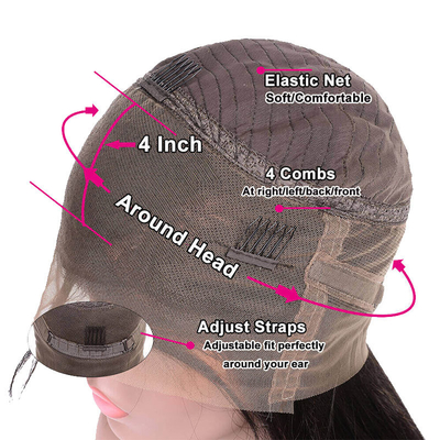 Ondas de água Full Lace Perucas de cabelo humano para mulheres negras comprimento longo HD 360 Lace Frontal