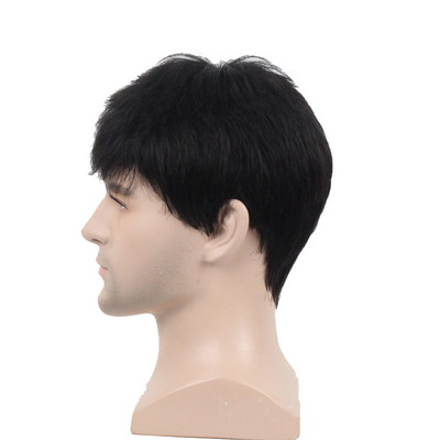 250g-450g Perucas de cabelo humano para homens 6 polegadas de comprimento direto dos fabricantes no melhor
