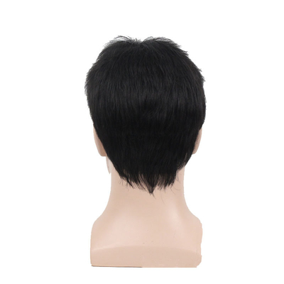 250g-450g Perucas de cabelo humano para homens 6 polegadas de comprimento direto dos fabricantes no melhor