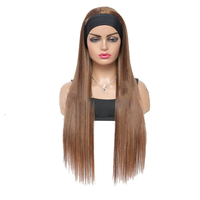 100% de cabelo humano superior cabelo brasileiro destaque de cabeça faixa sem cola peruca P4/27 para mulheres negras