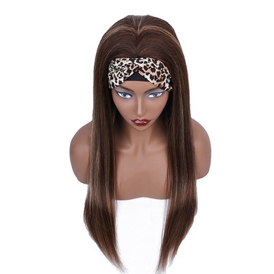 100% de cabelo humano superior cabelo brasileiro destaque de cabeça faixa sem cola peruca P4/27 para mulheres negras