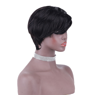 Perucas de cabelo humano 100% para mulheres negras Perucas curtas cortadas de fadas Preços acessíveis Venda