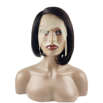 Longos Vietenenses Virgem crua HD 13x1 T Parte renda Frente Pixie corte de cabelo humano Perucas Ombre Marrom