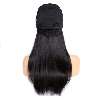 Densidade 250% Mulher peruana Banda de cabeça longa Peruca de cabelo humano 2022 Peruca de cabelo real para mulher