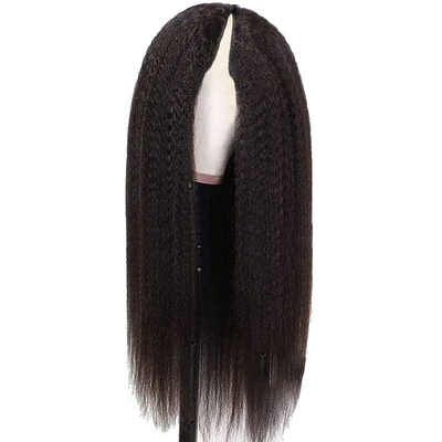 Cabelo humano comprido V parte Peruca 30 polegadas Perversa Cabelo liso bruto Brasileiro Remy Perruque