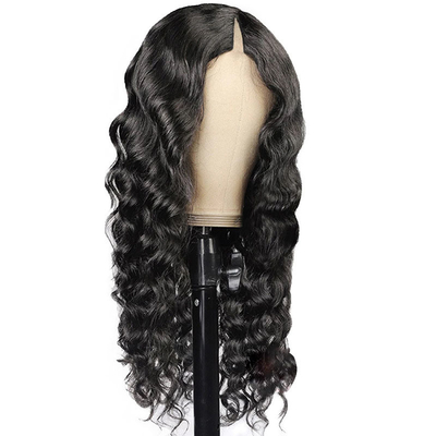 Cabelo humano comprido V parte Peruca 30 polegadas Perversa Cabelo liso bruto Brasileiro Remy Perruque
