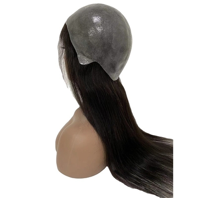 Cabelo Brasileiro Full Cuticle PU Full Skin Natural Real Cabelo Humano Perucas para Mulheres
