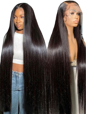 Tamanho Médio Casaco Frente Original Brasileiro Natural Peruca de Cabelo Humano Para Mulheres Negras