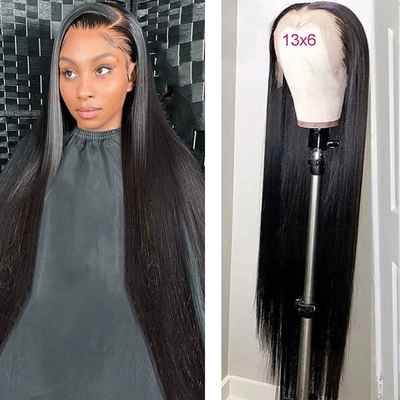 Tamanho Médio Casaco Frente Original Brasileiro Natural Peruca de Cabelo Humano Para Mulheres Negras