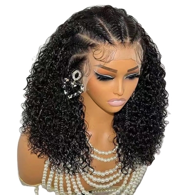 Perucas virgens 100% de cabelo humano misturado Perucas frontais de renda de cabelo remy