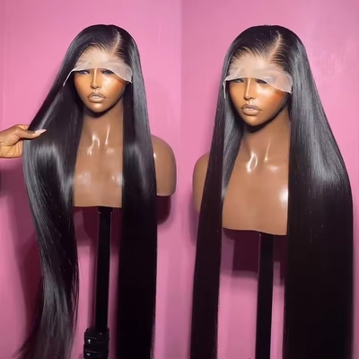 250g-450g Original Brazilano Bone Straight 360 Perucas de Cabelo Humano Para Mulheres Negras